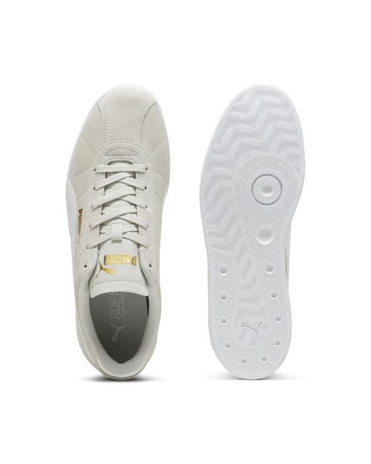 PUMA White Club II Suede Sneakers Schuhe