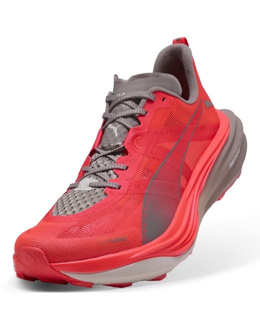 PUMA Red Deviate Nitroâ Elite Trail Running Shoes for men
