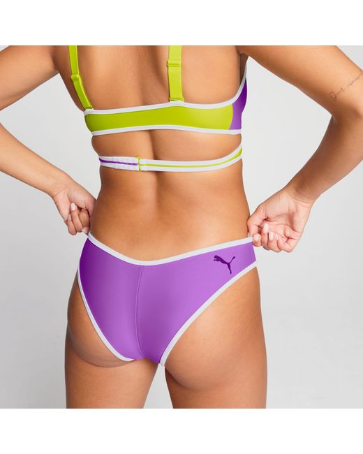 PUMA Korte Bikinitop Voor in het Red