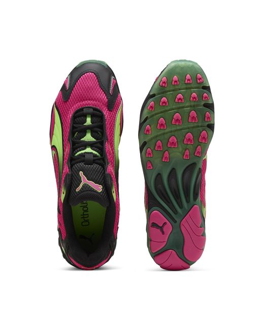 PUMA Red Inhale Sneakers Schuhe, Pes/Grün Glare