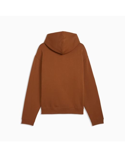 PUMA Brown Select Essentials Hoodie for men