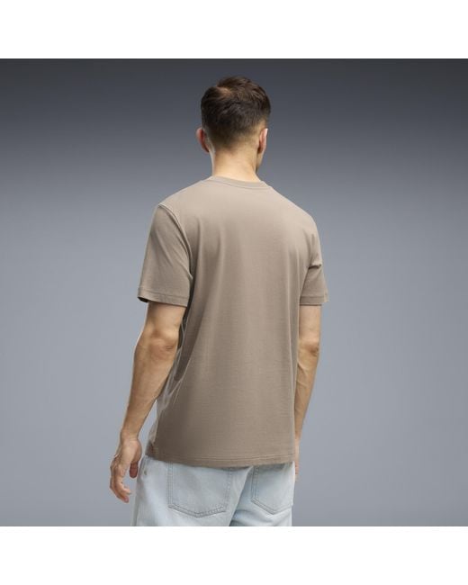 PUMA Gray Ess No. 1 Logo T-Shirt for men