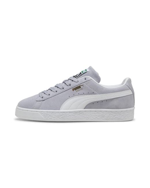 PUMA White Suede Classic Sneakers Schuhe