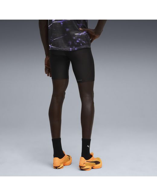 PUMA Black Raceday Ultraform Stretch 9" Running Short Compression Tights