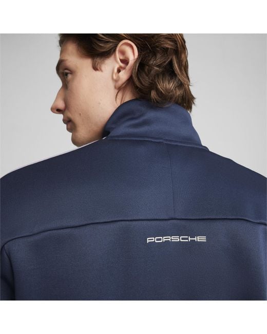 PUMA Blue Porsche Legacy Mt7+ Track Jacket for men