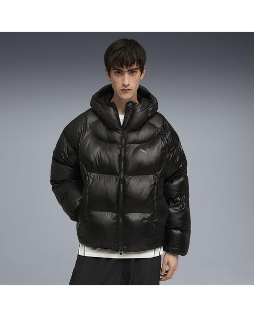 PUMA Black Tech Puffer Jacket for men