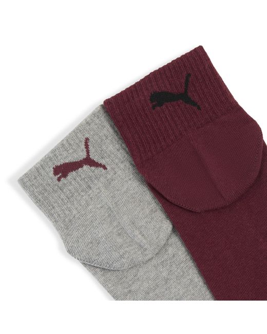 Calcetines Tobilleros (Pack De 3) Ropa, Rojo/Negro PUMA de color Purple