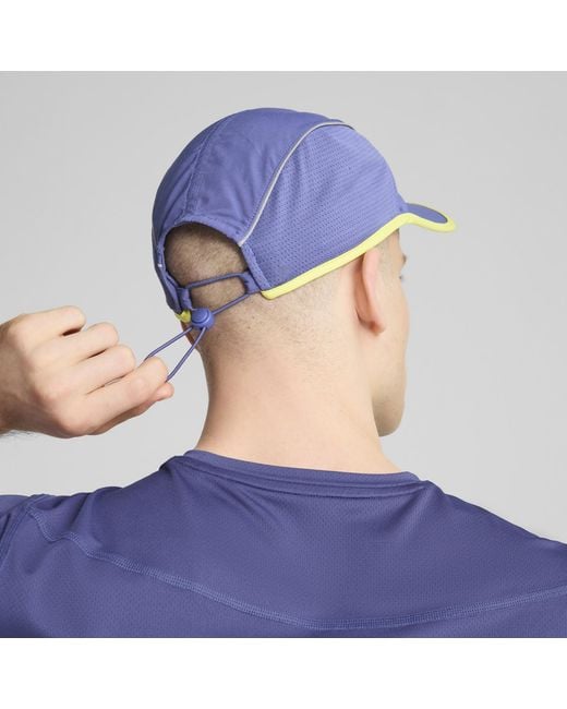 PUMA Blue Runenr 5-Panel-Cap mit kurzem Visor