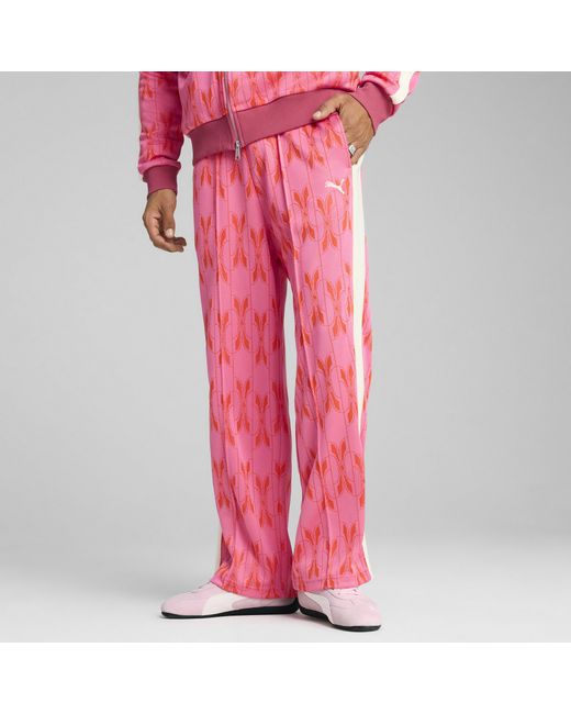 PUMA Pink The Neverworn V T7 Track Pants for men
