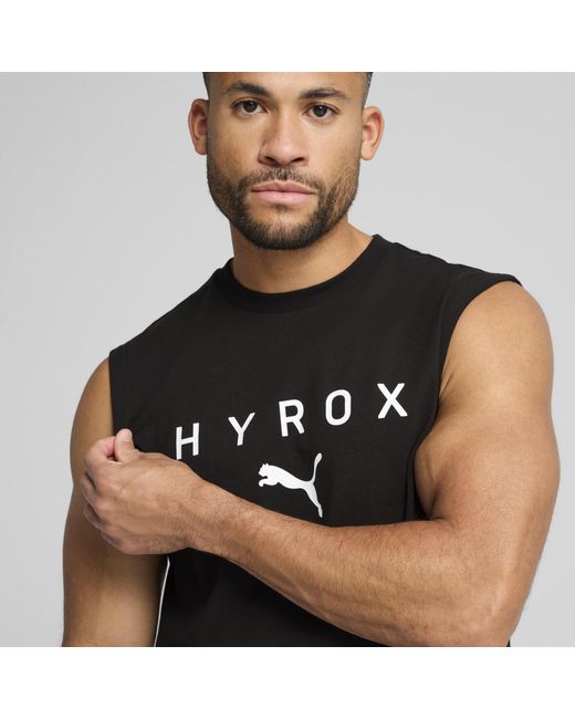 PUMA X HYROX Cut-Off Tanktop in Black für Herren