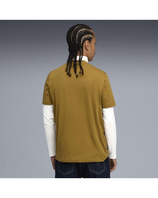 PUMA Essentials 2 Colour No. 1 Logo T-Shirt Herren, Kleidung in Metallic für Herren