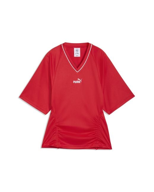 PUMA Red Future..Archive Slim Football Jersey