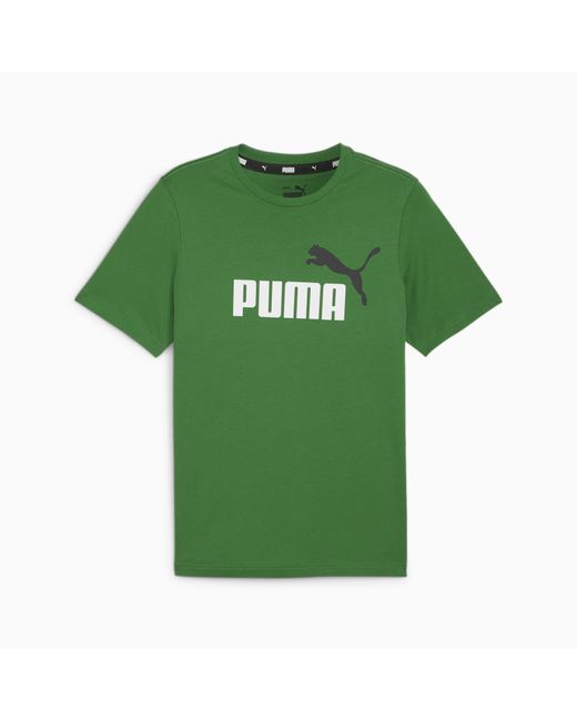 Camiseta Essentials+2 Colour Logo Para Hombre PUMA de hombre de color Green