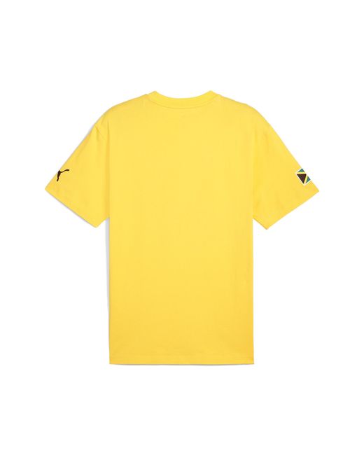 PUMA X Jamaica Village Wear Katoenen T-Shirt Voor Maat in het Yellow voor heren