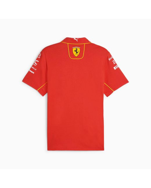 Polo Replica Scuderia Ferrari 2024 PUMA pour homme en coloris Red