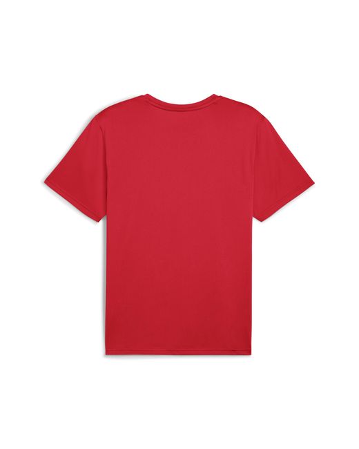 PUMA Red Tad Essentials Solid Cat T-Shirt for men