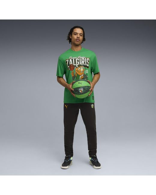 PUMA Bc Zalgiris Kaunas Dime Basketbalbroek Voor Maat in het Black voor heren