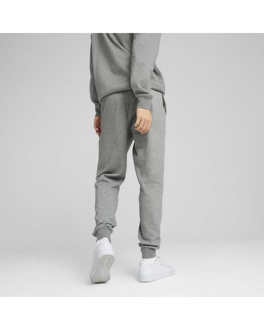 PUMA Gray Essentials Fleece Sweatpants for men