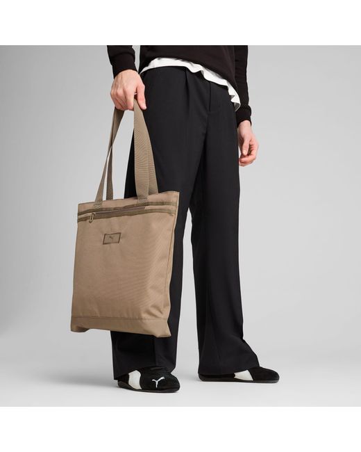 PUMA Brown Essentials Tote Bag