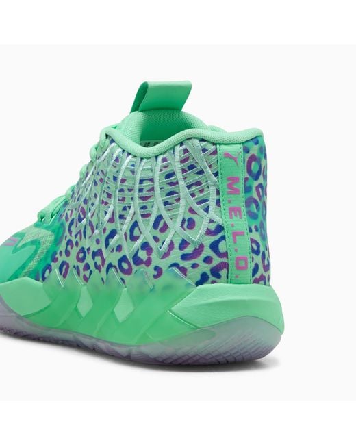 PUMA Green X Lamelo Ball Mb.01 Alien Safari Basketball Shoes for men