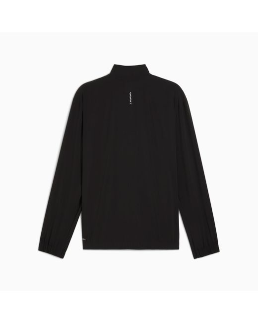 PUMA Black Velocity Woven Running Jacket for men