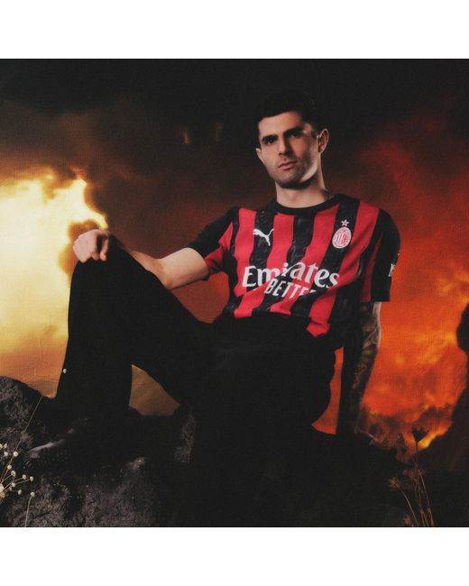 PUMA Red Ac Milan 25/26 Home Authentic Jersey for men