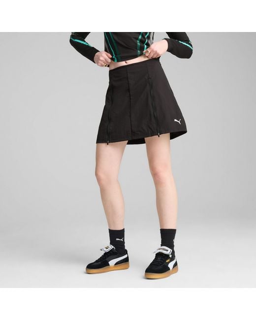 PUMA Black Dare To Zip-Off Woven Skirt