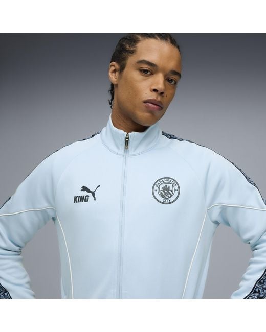 PUMA Manchester City King Anthem Jacke Herren, Kleidung in Blue für Herren