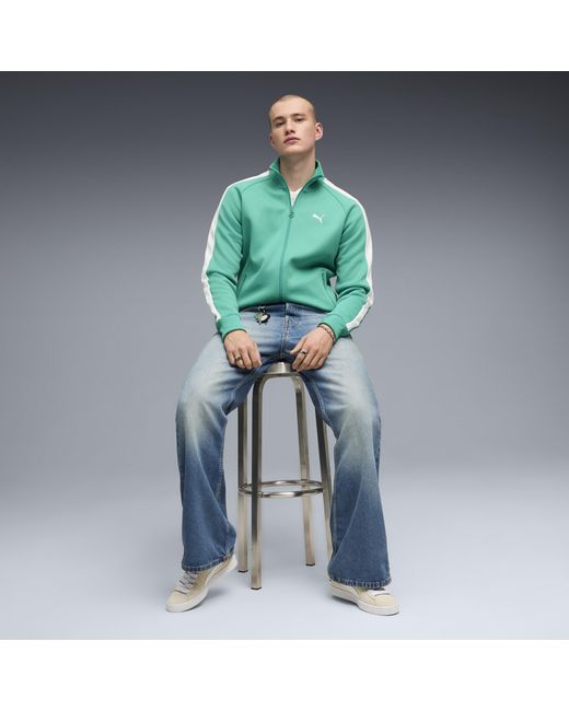PUMA Green T7 Track Jacket for men
