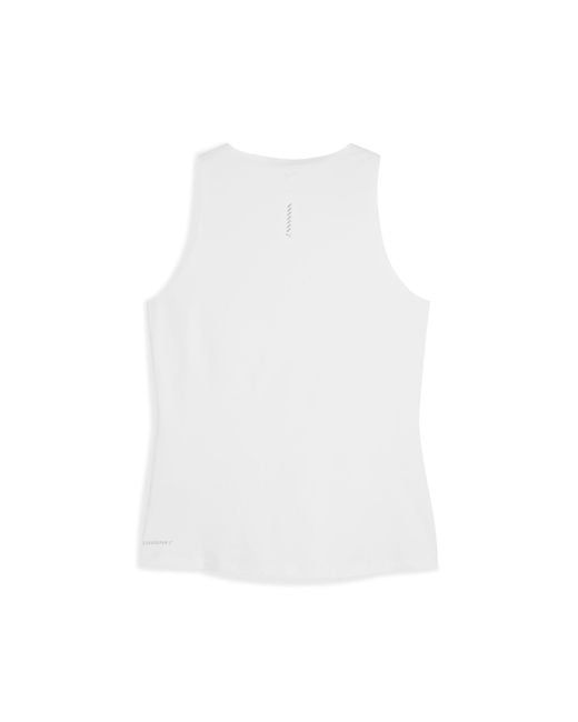Camiseta De Tirantes De Running Cloudspun Run Para Mujer, Ropa, Blanco PUMA de color Gray