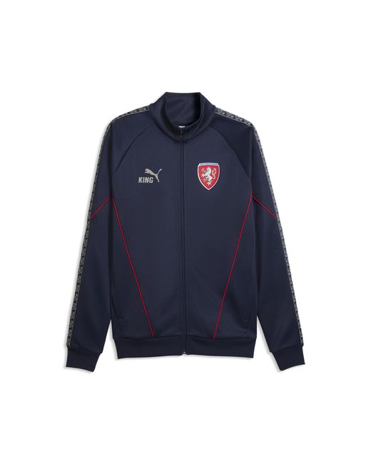 PUMA Blue Czechia King Anthem Jacket for men