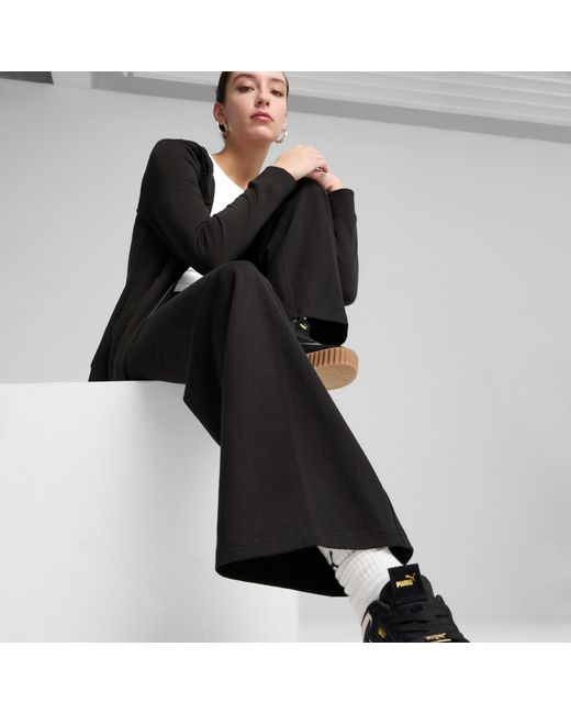 PUMA Ess Small No. 1 Logo Rechte Legging Met Hoge Taille Voor in het Black