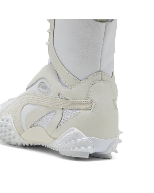 PUMA Gray Mostro Mid Boots