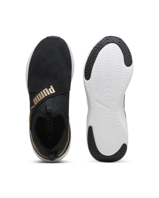 PUMA Black Softride Harmony Slip-On Shoes