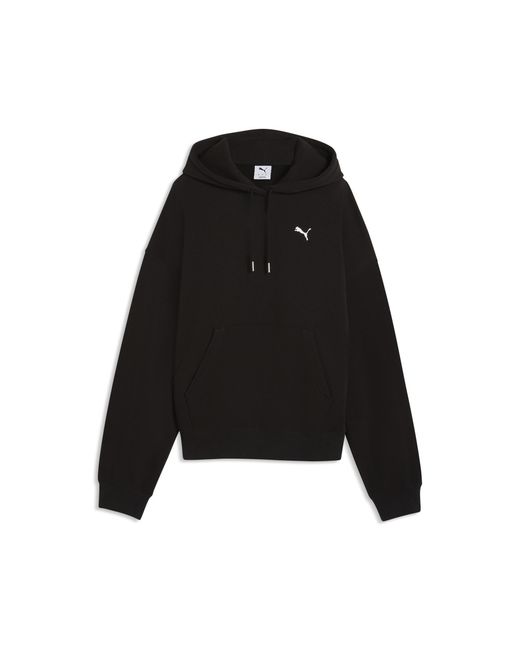 PUMA Black Wardrobe Essentials Oversized Hoodie
