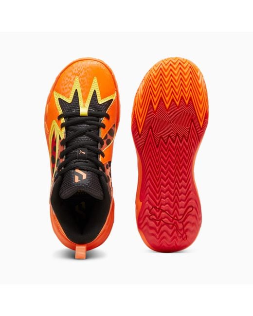 Orange and black youth basketball shoes deals