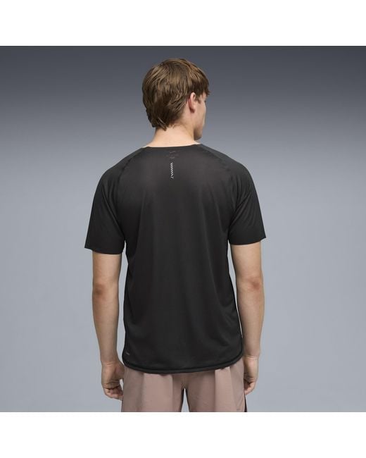 PUMA Black Lightspeed Running T-Shirt for men