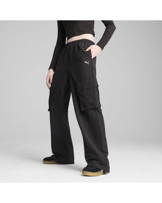Pantalones Cargo De Chándal Wardrobe Ess Para Mujer, Ropa, Negro PUMA de color Black
