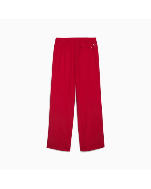PUMA Red Scuderia Ferrari 2025 Drivers T7 Oversized Pants Shoes for men