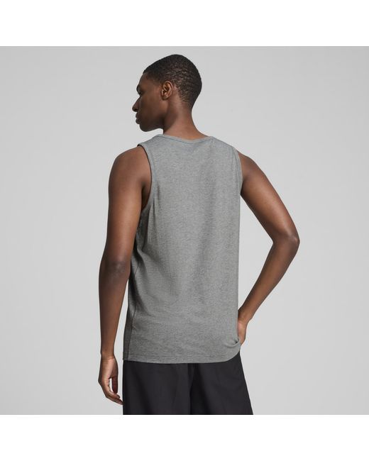 PUMA Gray Essentials No. 1 Logo Tank Top