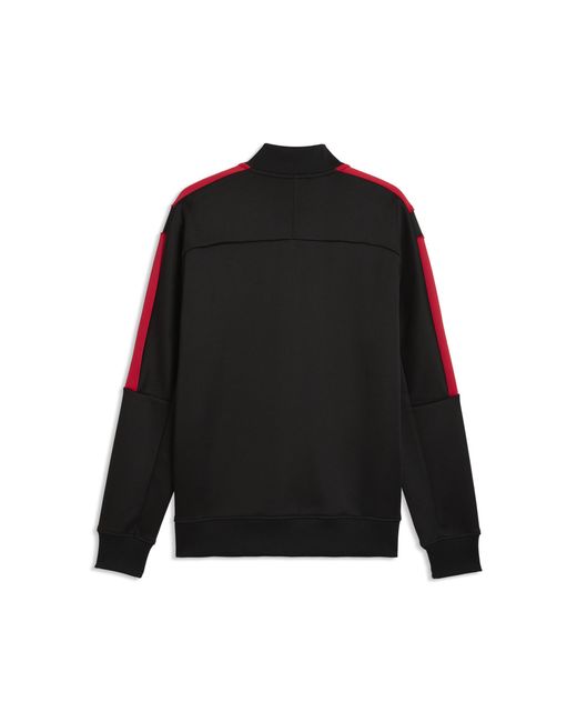 PUMA Black Scuderia Ferrari Mt7 Track Jacket for men