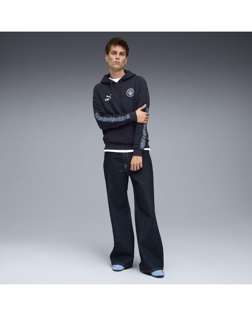 PUMA Blue Manchester City King Hoodie for men