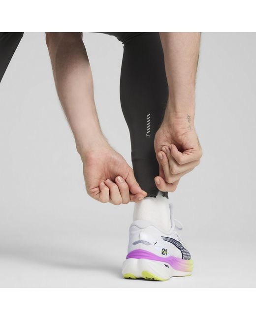PUMA Black Velocity Long Running Tights for men