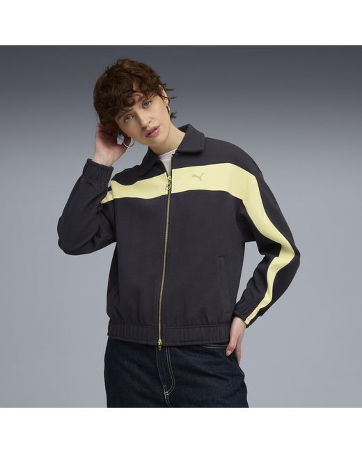 PUMA Blue T7 Relaxed Track Jacket