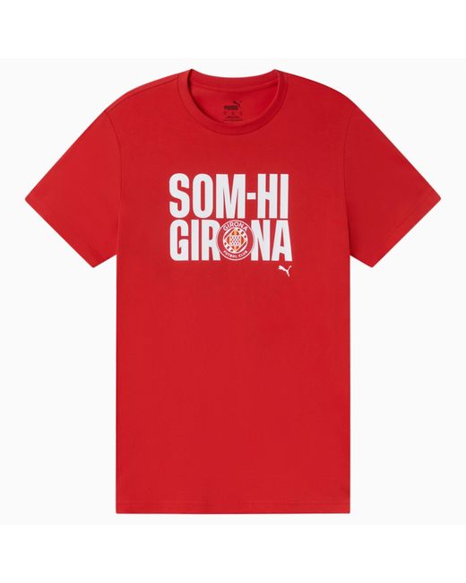 PUMA Girona Fc T-shirt in het Red