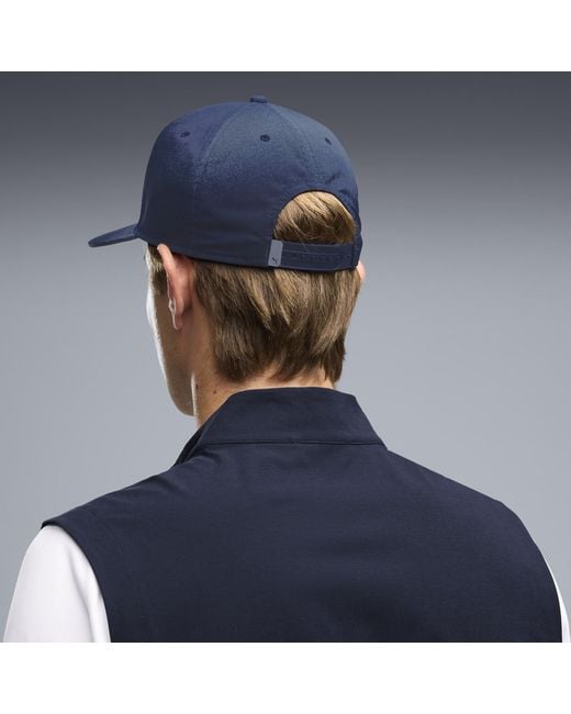 PUMA Blue Coastal Claret Golf Cap for men