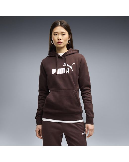 PUMA Brown Ess No. 1 Logo Hoodie