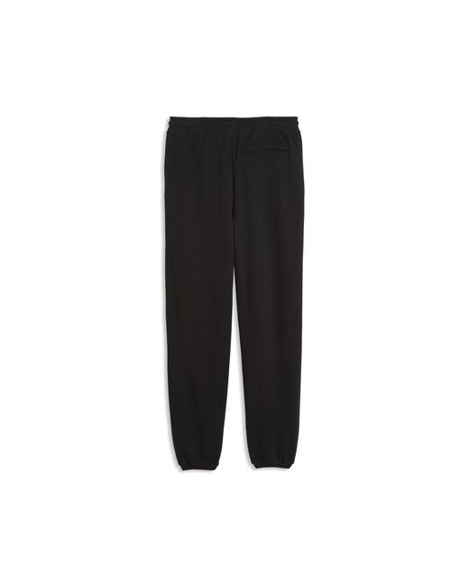 PUMA Black Essentials Relaxed Sweatpants for men