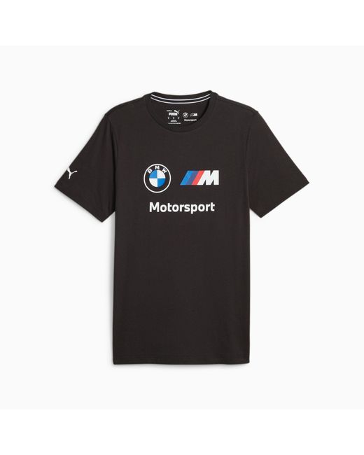 PUMA Black Bmw M Motorsport Ess Logo T-shirt for men