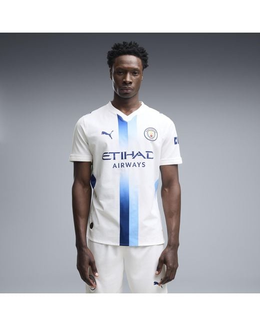 PUMA Blue Manchester City Third Authentic Jersey for men
